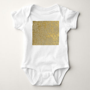 Body Para Bebê Dourada Marblagem: Grunge Texture Design