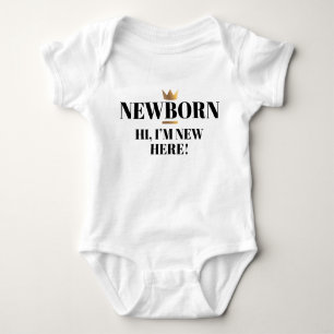 Body Para Bebê Dourado Newborn