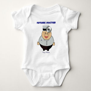 Body Para Bebê Doutor futuro personalizado Camisa, doutor bonito