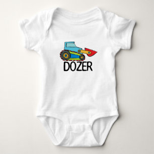 Body Para Bebê Dozer Bulldozer Transportation