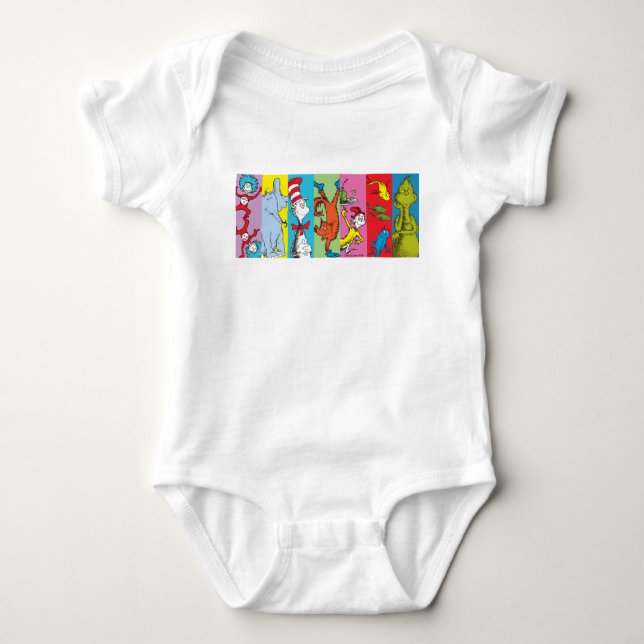 Body Para Bebê Dr. Seuss | Fatia de Personagem (Frente)