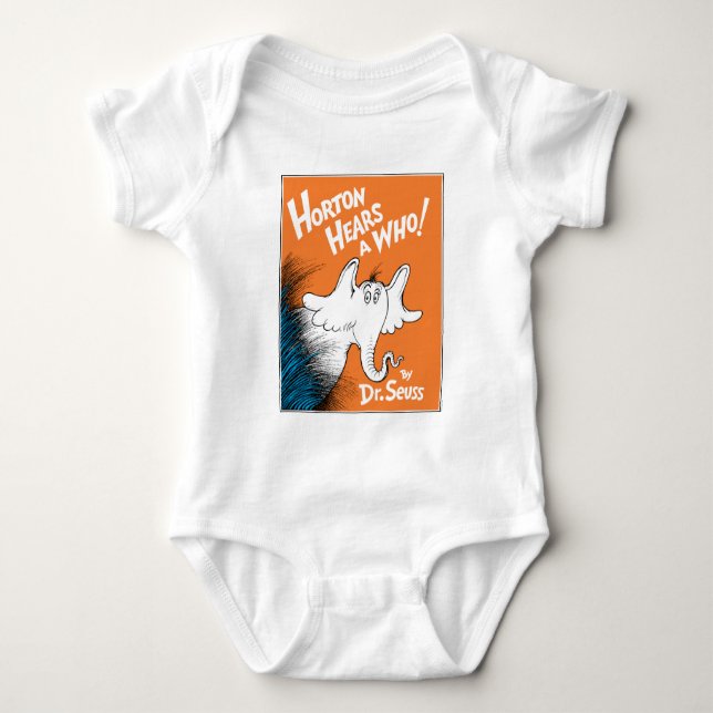 Body Para Bebê Dr. Seuss | Horton Hears A Who The Book (Frente)
