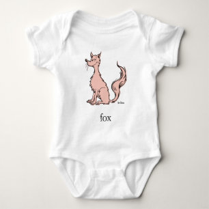 Body Para Bebê Dr. Seuss Raposa Rosa