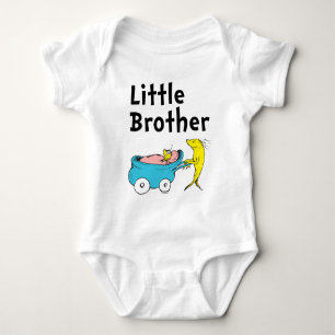 Body Para Bebê Dr. Seuss Um Peixe Dois Peixes Irmão Mais Novo