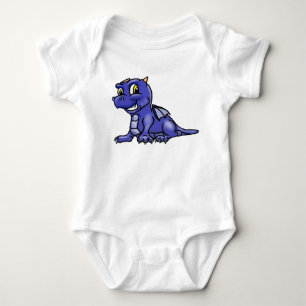 Body Para Bebê Dragão-bebê azul-claro