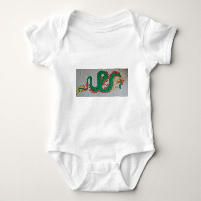 Body Para Bebê Dragão Chinês (Frente)