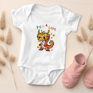 Body Para Bebê Dragão de Cartonagem Chinês Ano Novo Presente para