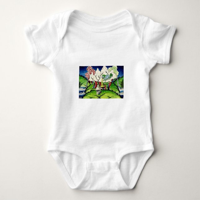 Body Para Bebê Dragão mitológico (Frente)