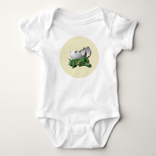 Body Para Bebê Dragão Recém-Nascido (Frente)