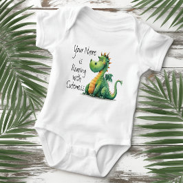 Body Para Bebê Dragão Rugindo de Cutezura
