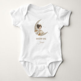 Body Para Bebê Dream Big Fairy Moon Child - Nome Personalizado
