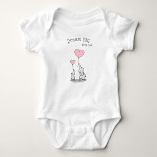 Body Para Bebê Dream Big Personalised Baby Bodydress