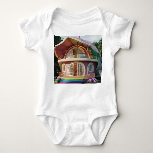 Body Para Bebê Dream House Collection (Frente)