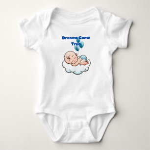 Body Para Bebê Dreamy Baby Bodydress - Nuvens Suaves e Sonhos Doc