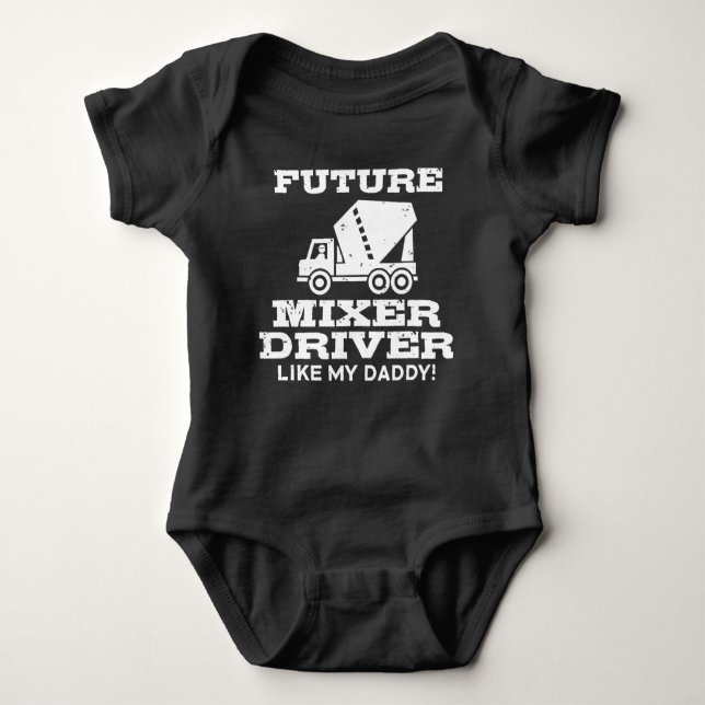 Body Para Bebê Driver do Mixer Futuro (Frente)