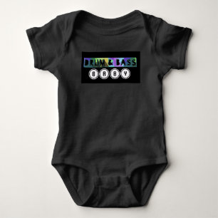 Body Para Bebê Drum and Bass Baby Uma peça de música EDM D.J. D