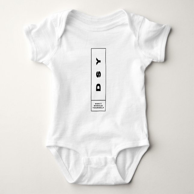 Body Para Bebê DSY LOGO ONE Bebê  (Frente)