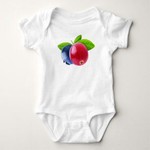 Body Para Bebê Duas bagas