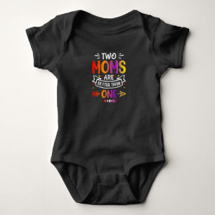 Body Para Bebê Duas Mães LGBTQ LGBTQ da Mamã