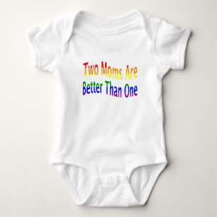 Body Para Bebê Duas mães melhoram (o arco-íris)