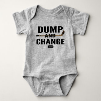 Body Para Bebê Dump and Change Hockey Baby Bodydress Color Sticks