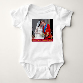 Body Para Bebê Duque e Duquesa do Casamento Real de Cambridge