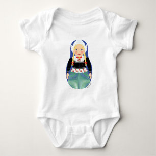 Body Para Bebê Dutch Matryoshka Baby Bodycase