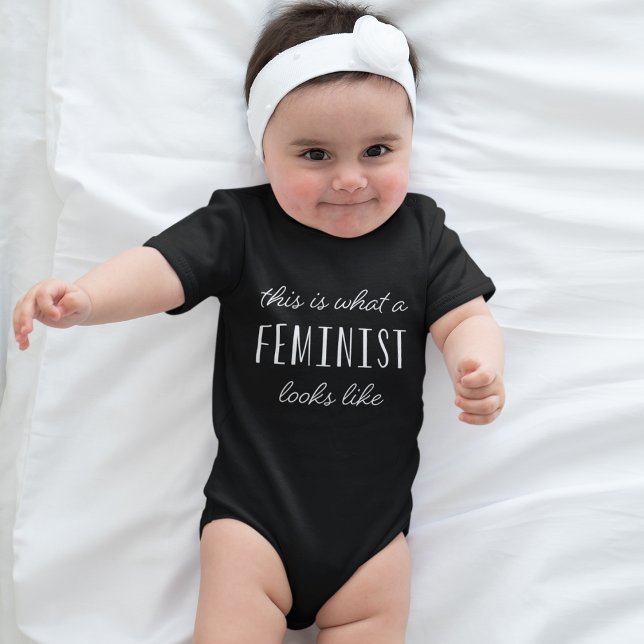 Body Para Bebê É assim que se parece um feminista (Criador carregado)