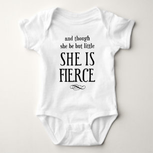 Body Para Bebê E embora ela seja pequena, ela é feroz!