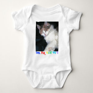BODY PARA BEBÊ É HORA DE UM GATO NAP!
