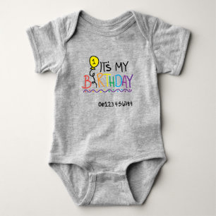 Body Para Bebê É Meu Primeiro Aniversário