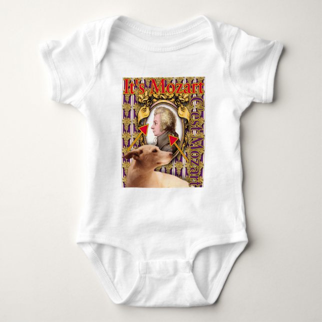 Body Para Bebê É Mozart. (Frente)