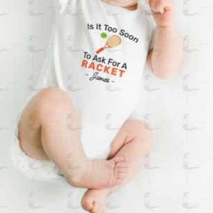 Body Para Bebê É Muito Cedo Para Pedir Uma Raquete - Esportes de