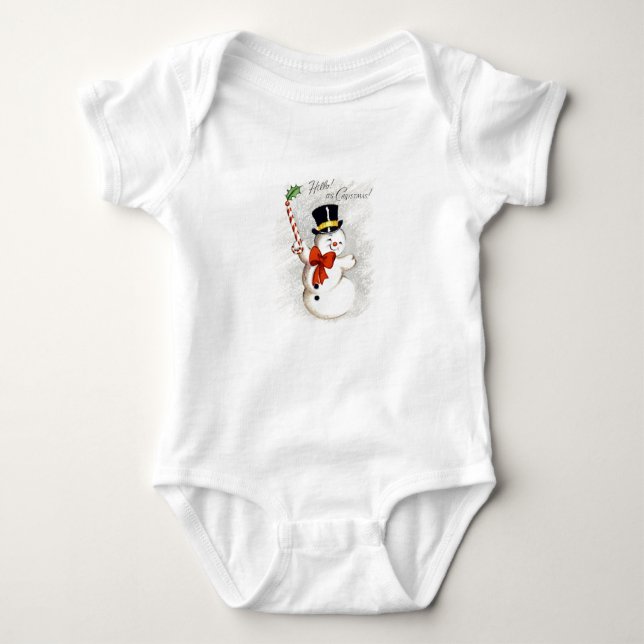 BODY PARA BEBÊ É NATAL, BABY T-SHIRT (Frente)