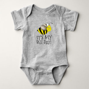 Body Para Bebê É o meu aniversário de Abelhas Bumblebee Bumble Be