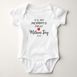 Body Para Bebê É o Primeiro Dia das Mães da Minha Mamãe