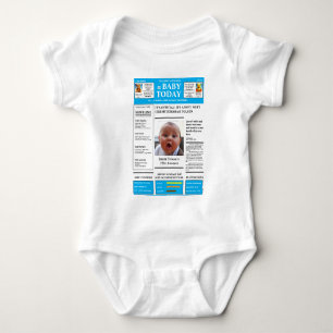 Body Para Bebê É um JORNAL BABY BABY Um Bicho de Peça