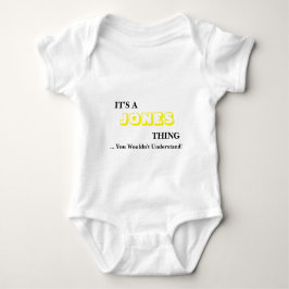 Body Para Bebê É uma coisa de JONES! Você não entenderia