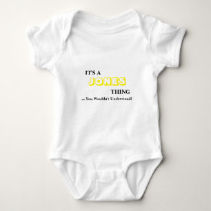 Body Para Bebê É uma coisa de JONES! Você não entenderia