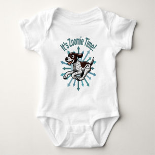 Body Para Bebê É Zoomie Time — Ponteiro Alemão Curto