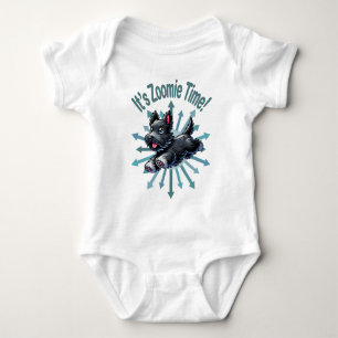 Body Para Bebê É Zoomie Time Scottish Terrier