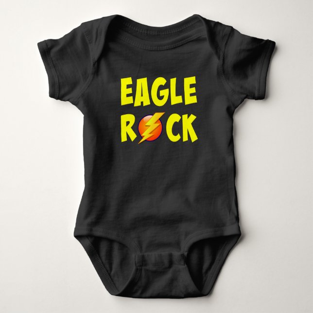 Body Para Bebê Eagle Rock Lightning Bolt (Frente)