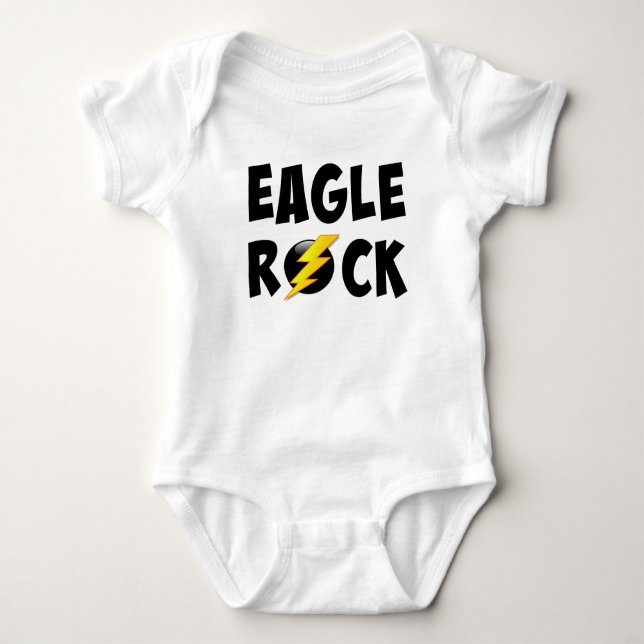 Body Para Bebê Eagle Rock Lightning Bolt (Frente)