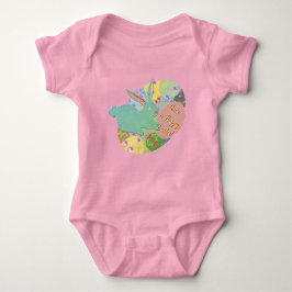 Body Para Bebê Easter Bunny Eggs T-Shirt