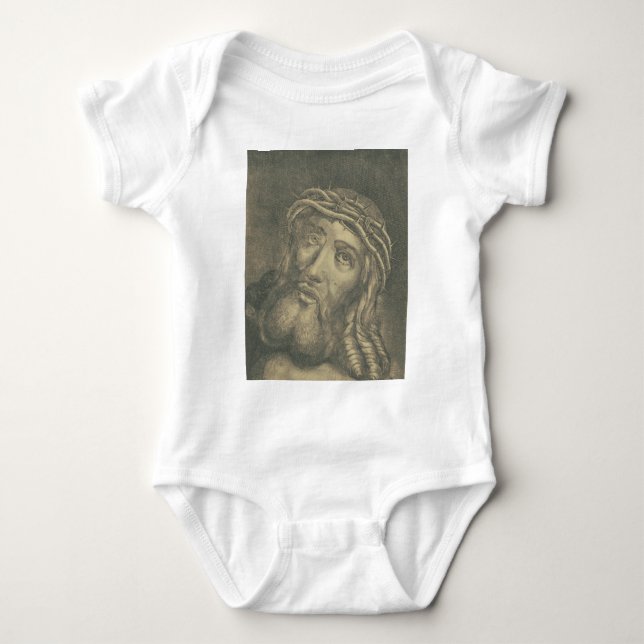 Body Para Bebê Ecce homo Santo Rosto de Jesus (Frente)