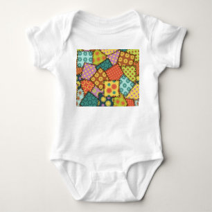 Body Para Bebê Eclectic Patchwork (Correção Eclética): Diversa Co