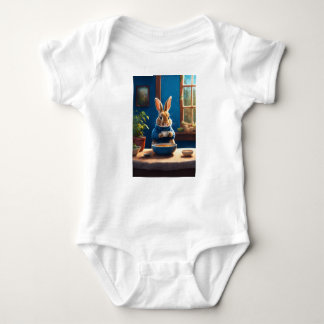 Body Para Bebê "Eclipsing Elegance: Owl Haven Tee by TM Unique