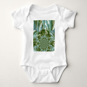 Body Para Bebê Eco Verde Camo Caleidoscópio Impressão