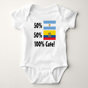 Body Para Bebê Ecuadorian 100% do argentino 50% de 50% bonito