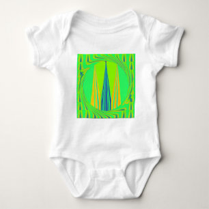 Body Para Bebê Edgy Geometry Neon Design